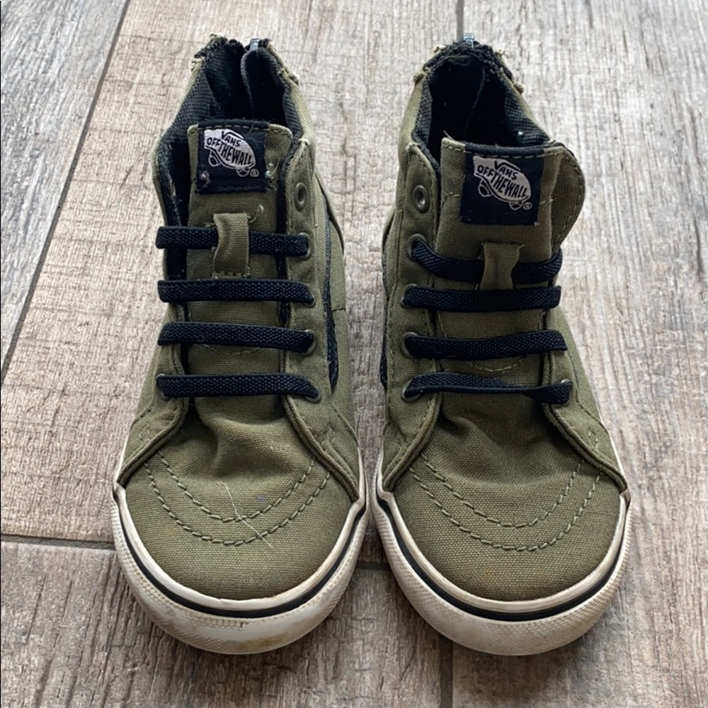 Toddler Hi Top Vans with zipper Easy On!